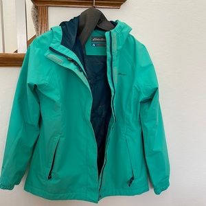 Eddie Bauer kids rain jacket size M 10-12.